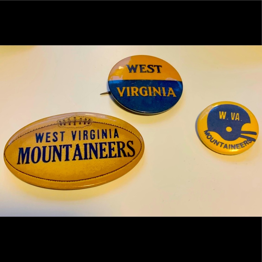 Vintage WVU buttons